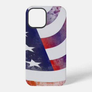 Grunge-Amerikanische Flagge iPhone 12 Pro Hülle