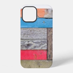 Grunge-Anstrich auf Holz iPhone 12 Hülle