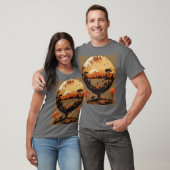 Grunge Anthropomorpher Globe-T - Shirt (Unisex)