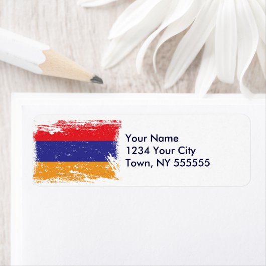 Grunge Armenia-Flagge (Insitu)