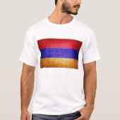 Grunge Armenien-Flagge T-Shirt (Vorderseite)