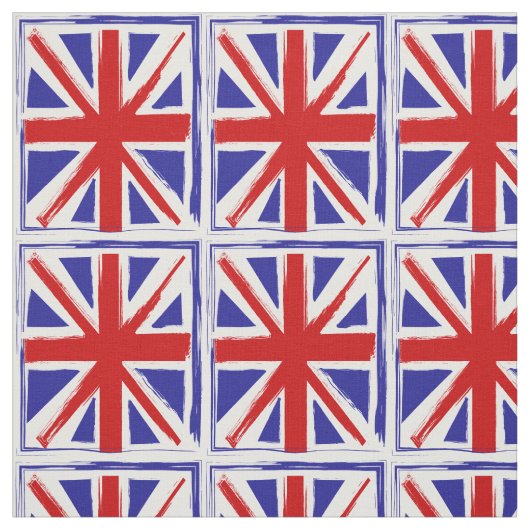 Grunge-Art-britische Gewerkschafts-Jack-Flagge Stoff (Muster)