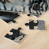 Grunge Art | Fractured Woman Abstrakt Puzzle (Seite)