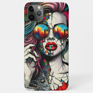 Grunge Art   Gebrochene Frau Abstrakt Case-Mate iPhone Hülle