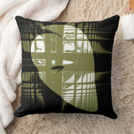 Grunge Ästhetische Fraktal Kunst Kissen