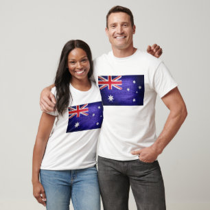 Grunge Australien-Flagge T-Shirt