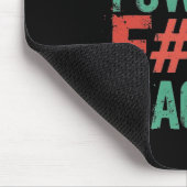Grunge Autismus Powered F#ck Machine Health Appare Mousepad (Ecke)