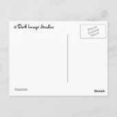 Grunge Ballet Pointe Shoes Postkarte (Rückseite)