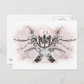 Grunge Ballet Postkarte (Vorne/Hinten)