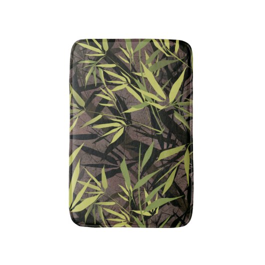 Grunge Bambuswald. Badematte (Vorderseite Vertikal)