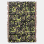 Grunge Bambuswald. Decke (Vorderseite Vertikal)