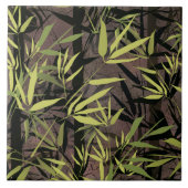 Grunge Bambuswald. Fliese (Vorderseite)