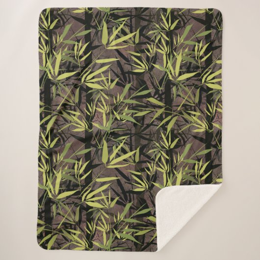 Grunge Bambuswald. Sherpadecke (Vorderseite)