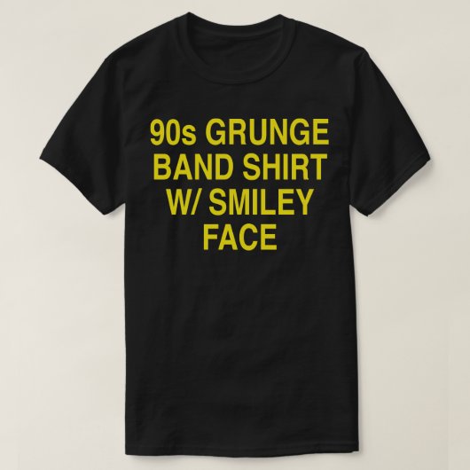 Grunge Band der 90er T-Shirt (Design vorne)