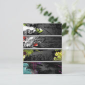 Grunge-Banner-Vektor Postkarte (Stehend Vorderseite)