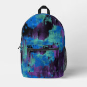 Grunge Bedruckter Rucksack (Vorderseite)