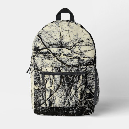 Grunge Bedruckter Rucksack (Vorderseite)
