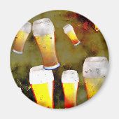 Grunge Beer Magnet (Vorne)