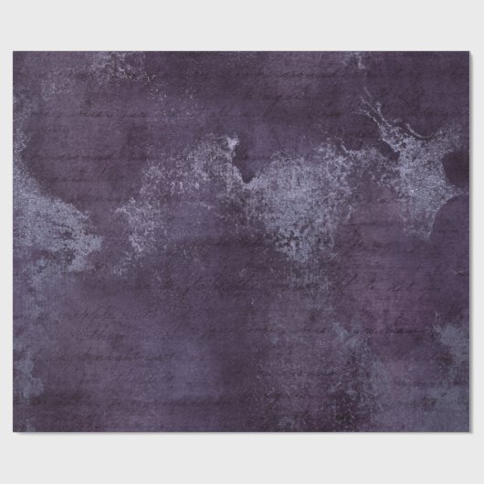 Grunge Beklemtes Lila Pflaumenviolett Abstrakt Geschenkpapier (Flach)