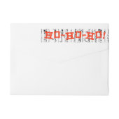 Grunge Birch Lumberjack Weihnachten Weihnachtsfest (Rückseite)