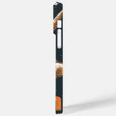 Grunge Bitcoin Bull Blockchain design Case-Mate iPhone Hülle (Rückseite / Links)