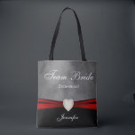 Grunge Black, Gray and Red Team Bridge Tasche<br><div class="desc">Team Bride Tote Bag. Ein großartiges Geschenk für Ihre Brautmädchen, Trauzeugin oder Ehrenmatron, etc.. 100% anpassbar. Bereit zum Füllen der Felder oder Klicken Sie auf die Schaltfläche CUSTOMIZE, um einen der Schriftart oder Grafiken hinzuzufügen, zu verschieben, zu löschen, zu verändern oder zu verändern. Hergestellt mit hochauflösendem Vektor und/oder digitaler Grafik...</div>