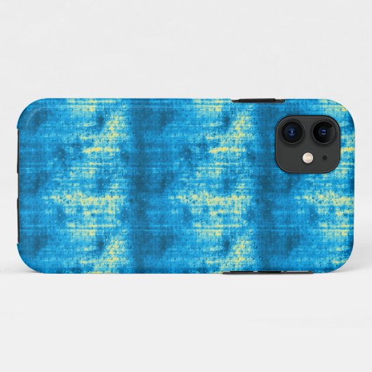 Grunge Blue Case-Mate iPhone Hülle (Rückseite (Horizontal))