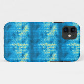 Grunge Blue Case-Mate iPhone Hülle (Rückseite (Horizontal))