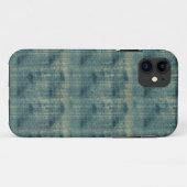 Grunge Blue Green Stars Case-Mate iPhone Hülle (Rückseite (Horizontal))