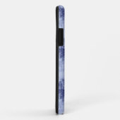 Grunge Blue Stars Case-Mate iPhone Hülle (Hinten/Rechts)