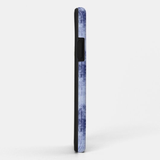 Grunge Blue Stars Case-Mate iPhone Hülle (Hinten/Rechts)