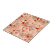 Grunge Blumenmuster. Korallenhintergrund. Fliese (Seite)