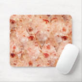 Grunge Blumenmuster. Korallenhintergrund. Mousepad (Mit Mouse)