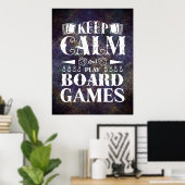 Grunge Board Games Wall Decoder Poster (Heimbüro)