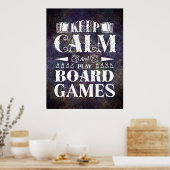 Grunge Board Games Wall Decoder Poster (Küche)