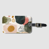 Grunge Boho Muster - Gepäckmarke Gepäckanhänger (Vorderseite (Horizontal))