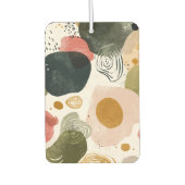 Grunge Boho Pattern - Air Freshener Autolufterfrischer (Vorderseite)