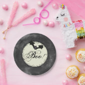 Grunge Boo Halloween Pappteller (Party)