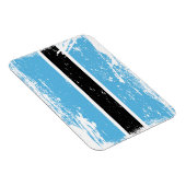 Grunge Botswana-Flagge Magnet (Rechte Seite)