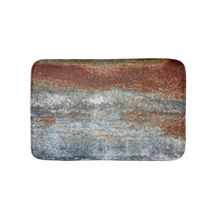 Grunge-Braun-Rost-Texturmuster Badematte