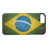 Grunge Brazil Flag Case-Mate iPhone Hülle (Rückseite (Horizontal))