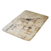 Grunge Brick Industrial Badematte (Schrägansicht)