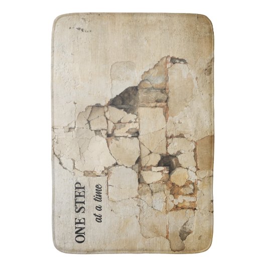 Grunge Brick Industrial Badematte (Vorderseite Vertikal)