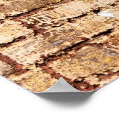 Grunge Brick Wall Hintergrund Poster (Ecke)
