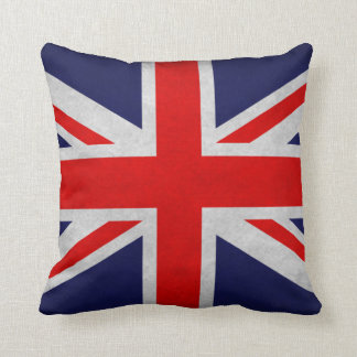 Grunge Britische Flagge Kissen