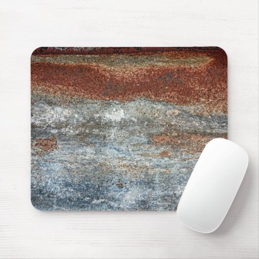 Grunge Brown Rust Textur Muster Mousepad (Mit Mouse)