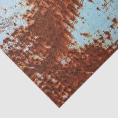 Grunge Brown Rusted Metal Muster 2 Seidenpapier (Ausschnitt)