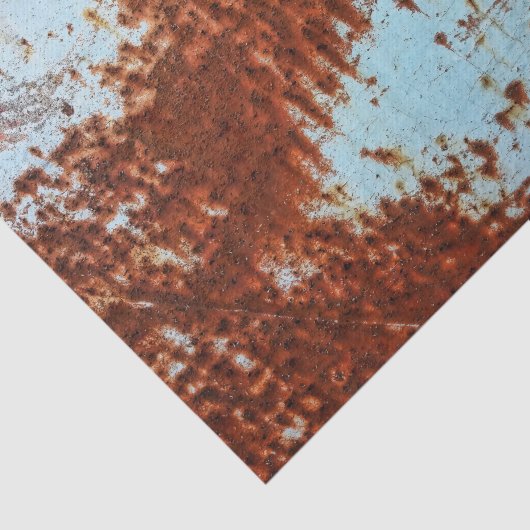 Grunge Brown Rusted Metal Muster 2 Seidenpapier (Ausschnitt)