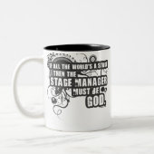 Grunge-Bühne-Manager-Gott Zweifarbige Tasse (Links)