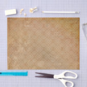 Grunge Burnt Orange Retro Seidenpapier (Handwerk)